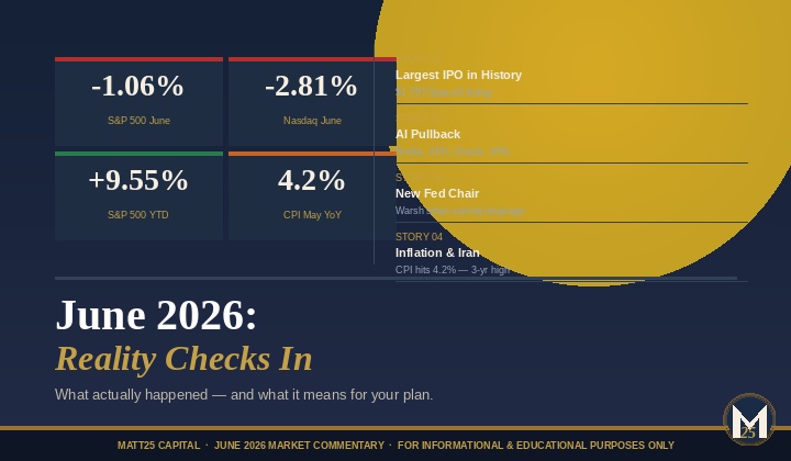 June 2026 Market Commentary — Reality Checks In